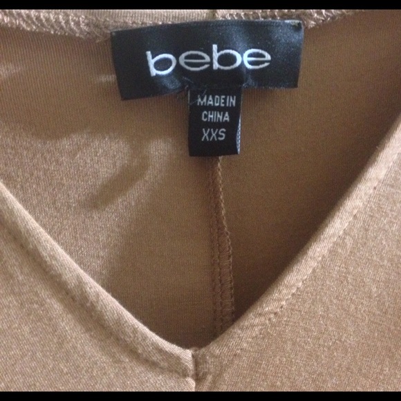 Bebe Belted Dolman Cold Shoulder Top - Size XXS - Picture 2 of 4