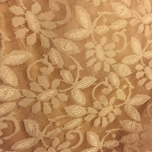 NWT Sz. 2X DKNYC Nude Lace Top