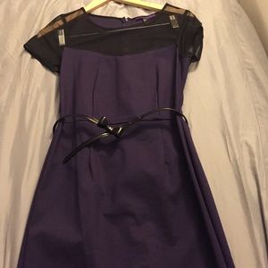 New Forever 21 dress dark purple & black