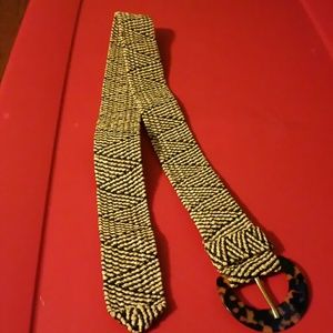 Tortoise Shell belt 37 inches also stretches