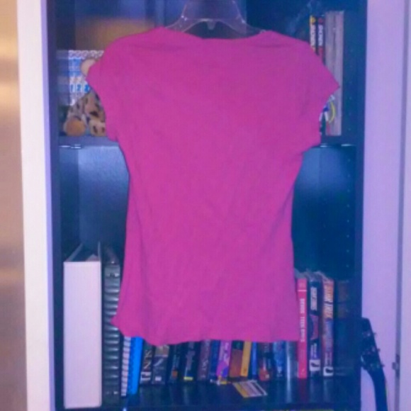 Pink SuperGirl Babydoll Tee - Picture 2 of 3