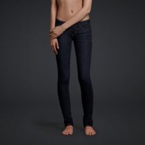 A&F Dark Wash Skinny Jeans