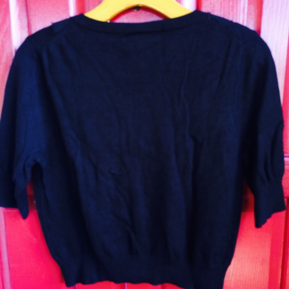 Express Black Ruffled Cardigan - Picture 3 of 3