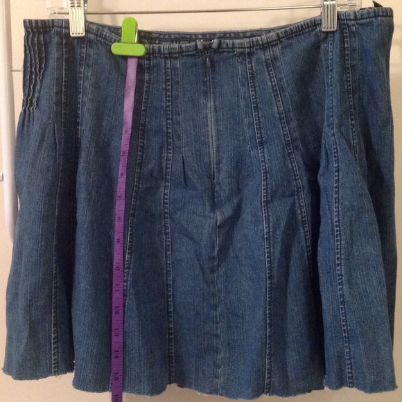 Denim Skater Skirt 👓 - Picture 2 of 3