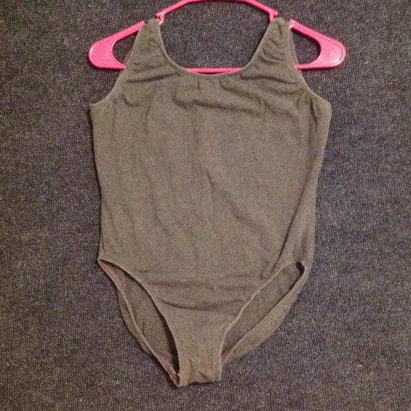 Tank Leotard, charcoal grey, L - Picture 3 of 3