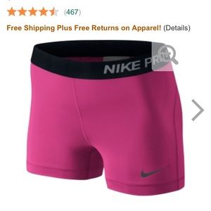 SOLD ON Ⓜ️er🅰ci Nike pink  shorts