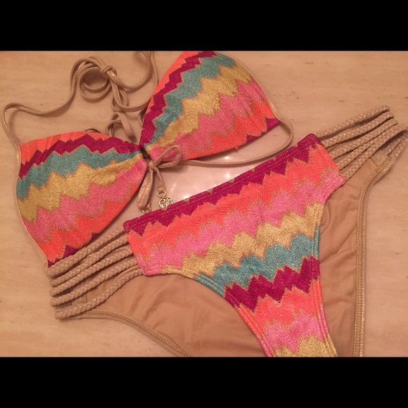 Luli Fama women's knit bathing suit. SOLD - Picture 2 of 4