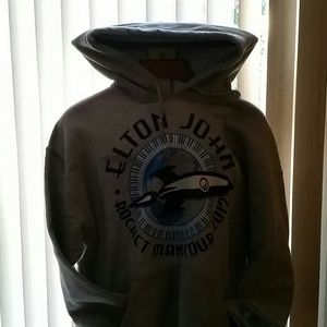 Elton John pullover hoodie large