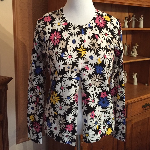 Pink Multi Daisy Cardigan