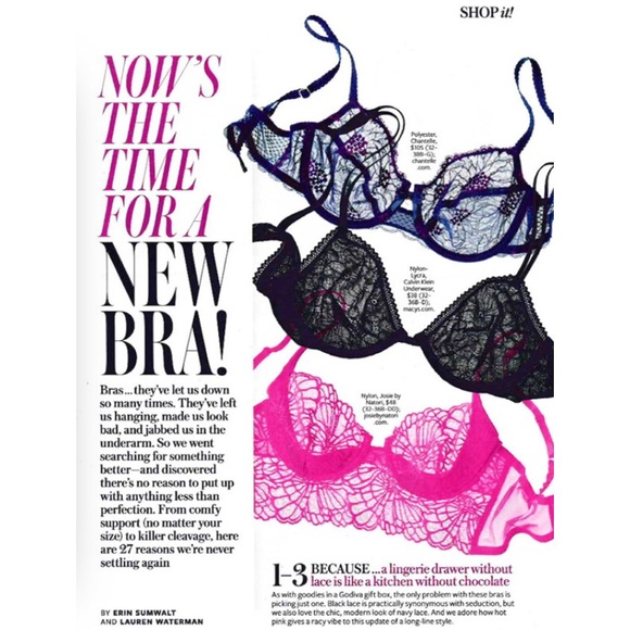 Josie by Natori Lace Bralette - Picture 2 of 4