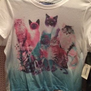 Bethany Mota Aeropostale Cats Crop Top