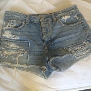 High waisted shorts
