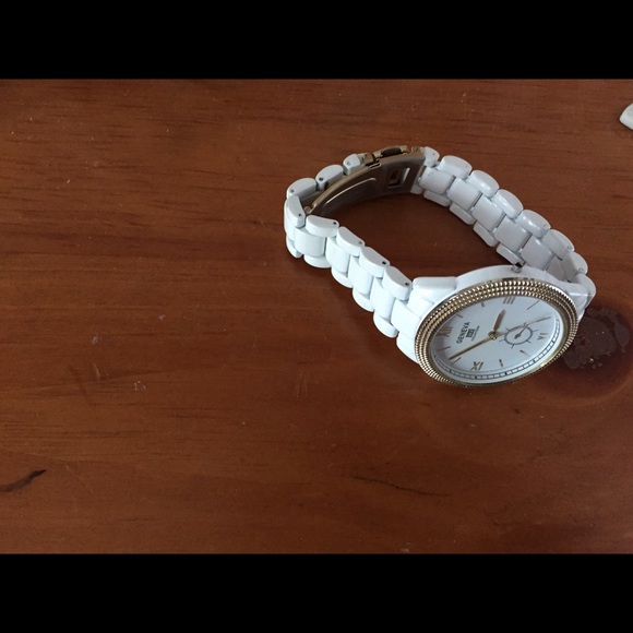 Geneva white watch