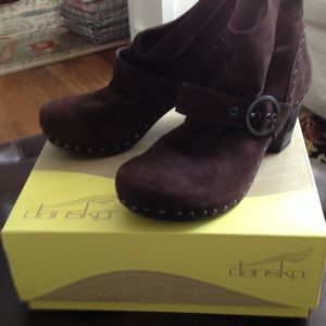 Dansko Nikita Suede bootie