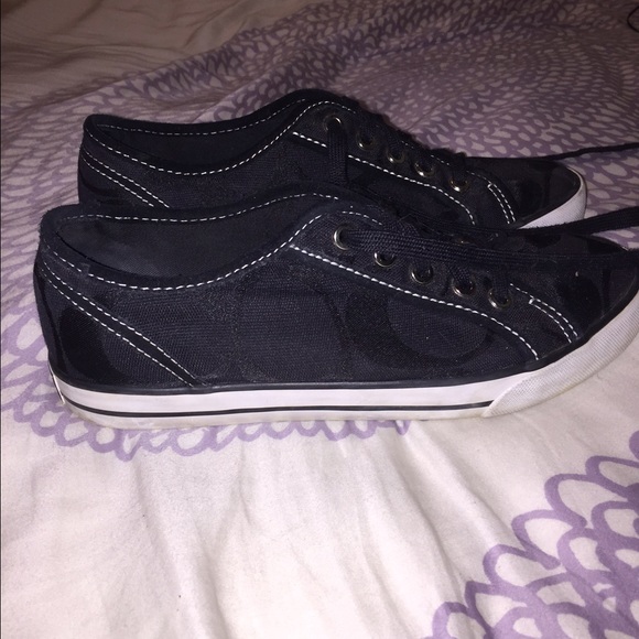 Coach sneakers hardly worn!
