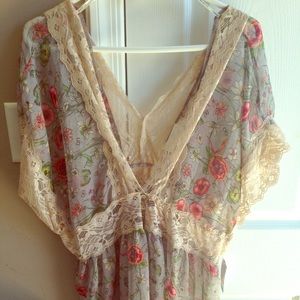 ON HOLD Forever 21 BNWT Lace Band Babydoll Top
