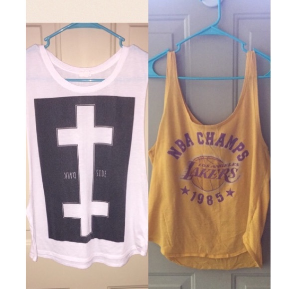 BUNDLE "Dark Side" and Lakers loose tops