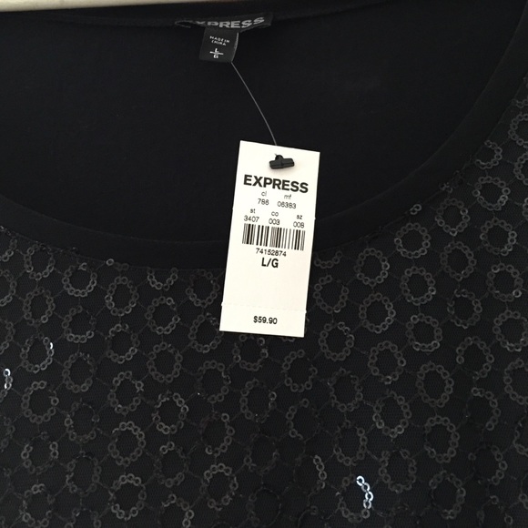 EXPRESS Sequence black top - Picture 3 of 3