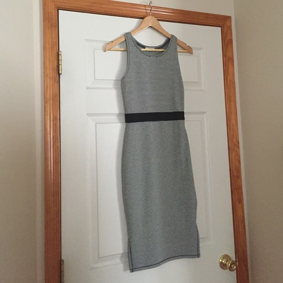Rachel by Rachel Roy sporty navy/white tank dress