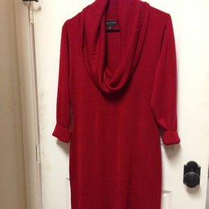 NWT Cowl neck sweater dress by Connected Apparel.
