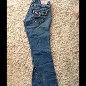 Authentic True Religion distressed Joey jeans