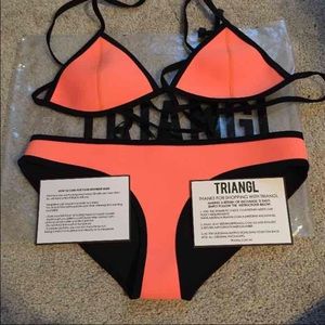 California sunset triangl bikini