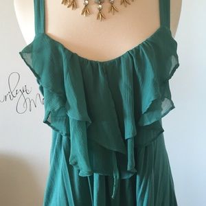 Forever 21 Tops - Teal color ruffle top/tunic ๐ Cute and Fun! ๐ Forever 21 Tops - Teal color ruffle top/tunic ๐ Cute and Fun! ๐
