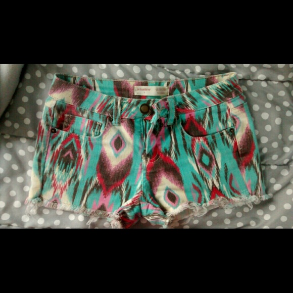 Aztec pattern shorts