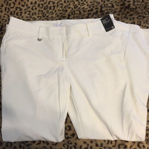Stylish white dress pants