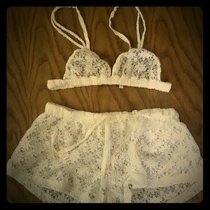 Ivory Love Ophelia Lace Lingere Sleepset