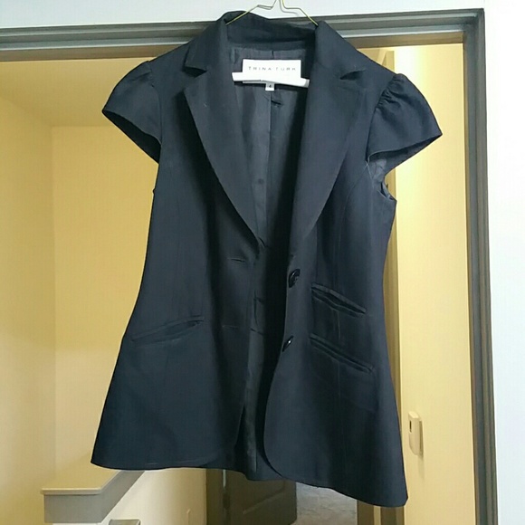 Trina Turk short sleeved blazer