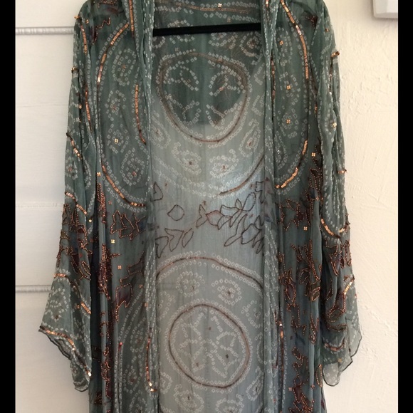 Silk Beaded Coat