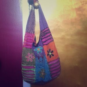 hippie cloth handbag