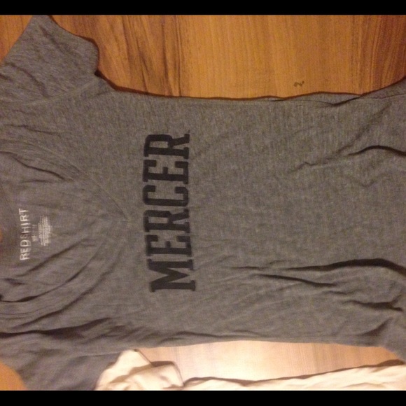 Grey mercer v neck short sleeve tee college