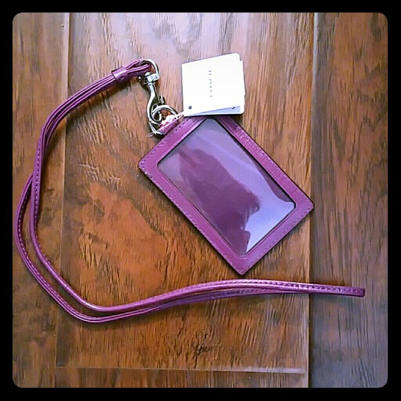 100% Coach I.D. & Holder