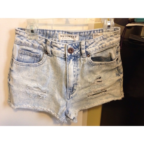Acid Wash Bullhead Shorts