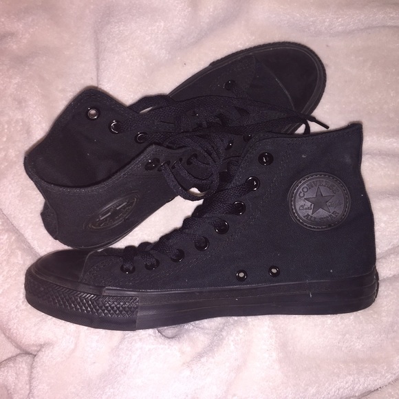 Black Converse Hightops