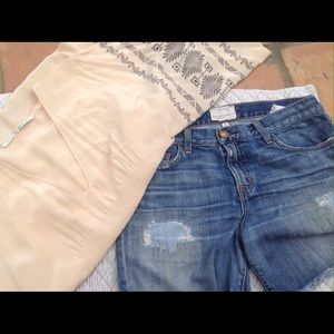 Current/Elliot Cutoff Denim Shorts Sz 26