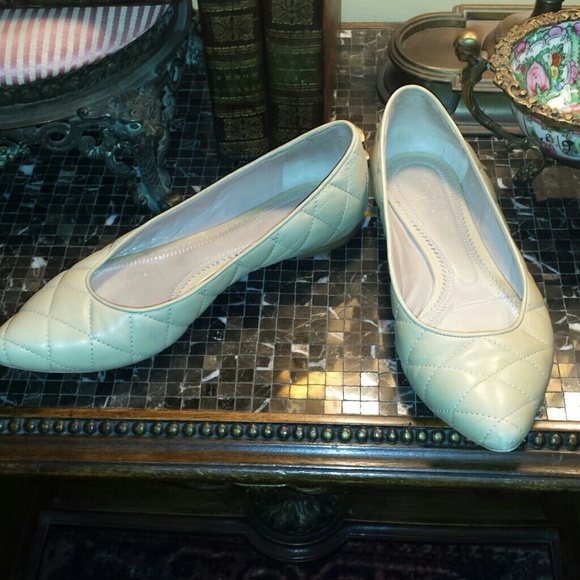 Chloe Quilted Leather Pointed Toe Flats