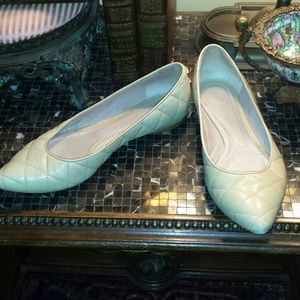 Chloe Quilted Leather Pointed Toe Flats