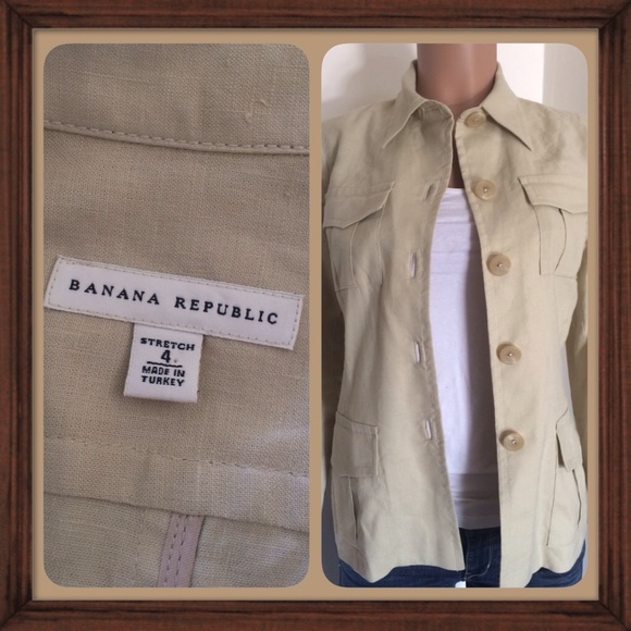 Banana Republic Linen Jacket - Picture 3 of 3