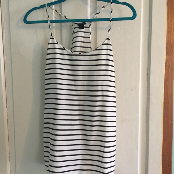 ⚓️J.Crew Black & White Racerback Cami | 10
