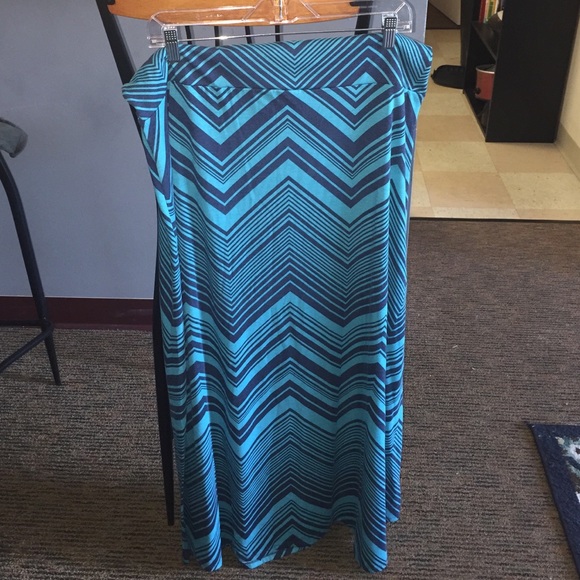 Printed Maxi Skirt