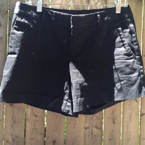 Banana republic black shorts- size 4