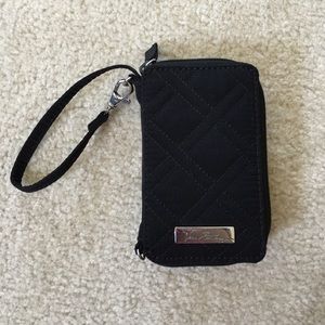 Vera Bradley black wristlet wallet for iPhone 5