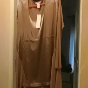 Exquisite fashionista silk champagne color