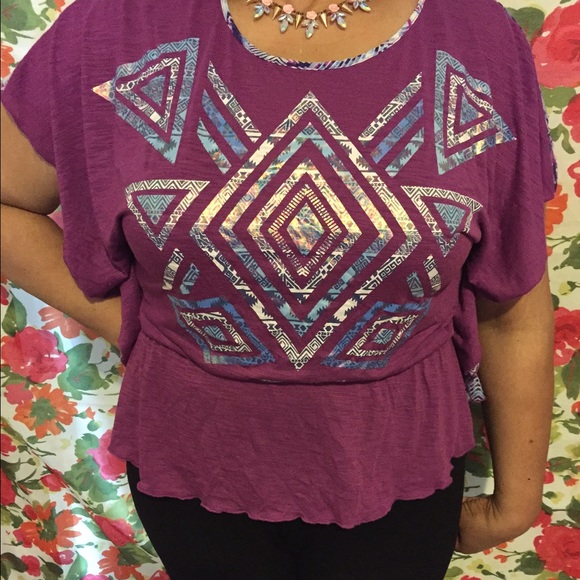 Cute Aztec Printed Top!