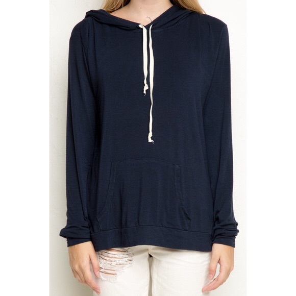 Blue Brandy Melville Layla Hoodie