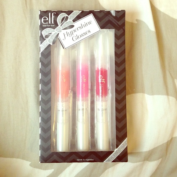 3 brand new e.l.f lipgloss
