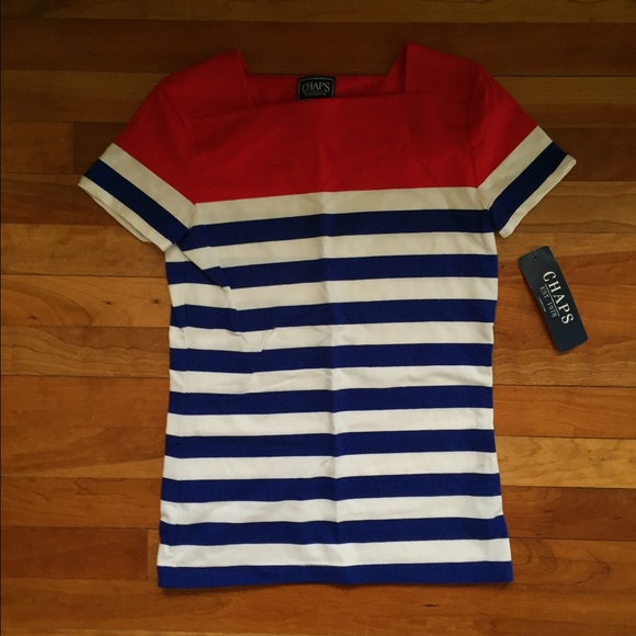 Chaps Tops - NWT chaps color block tee